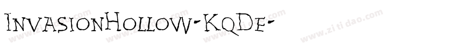 InvasionHollow-KqDe字体转换
