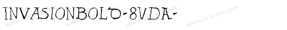 InvasionBold-8VDA字体转换
