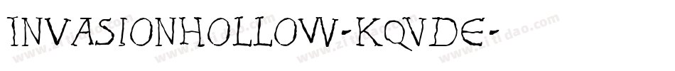 InvasionHollow-KqDe字体转换