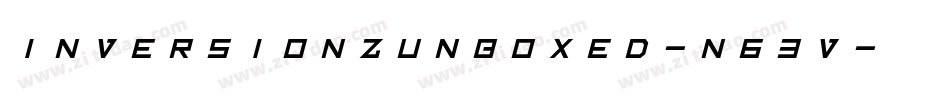 InversionzUnboxed-n63V字体转换