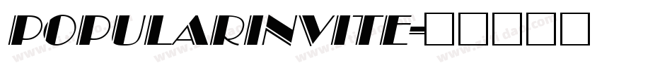 PopularInvite字体转换