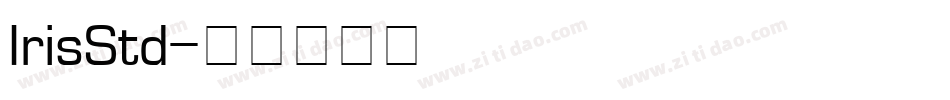 IrisStd字体转换