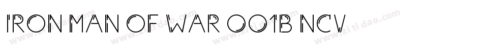 IRON-MAN-OF-WAR-001B-NCV字体转换