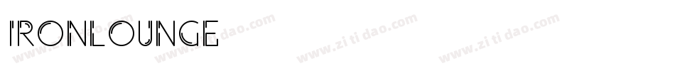 IRONLOUNGE字体转换
