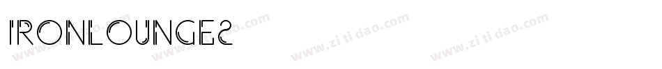 IRONLOUNGE2字体转换