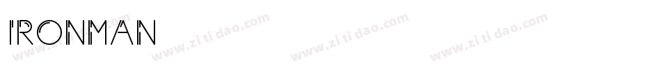 IRONMAN字体转换