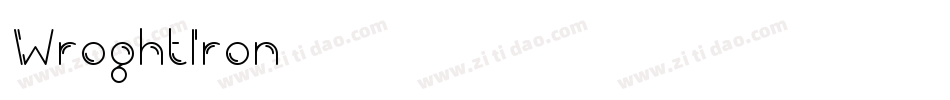 WroghtIron字体转换