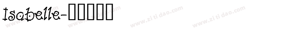 Isabelle字体转换