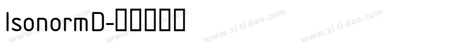 IsonormD字体转换