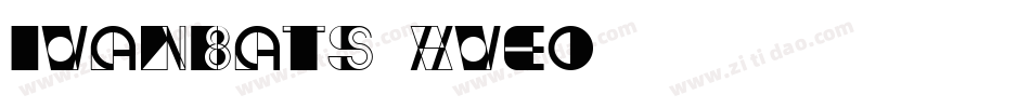 Ivanbats-xvEO字体转换
