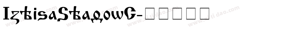 IzhitsaShadowC字体转换