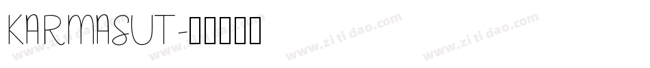 KARMASUT字体转换