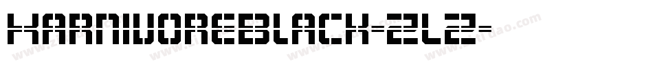 KarnivoreBlack-ZLZ字体转换