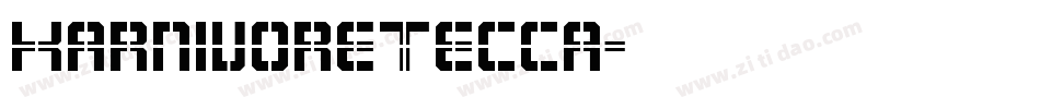 KarnivoreTecca字体转换