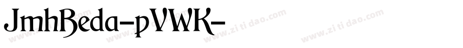 JmhBeda-pVWK字体转换