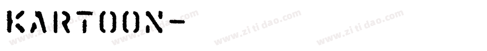 Kartoon字体转换