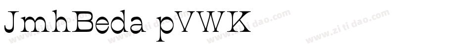 JmhBeda-pVWK字体转换
