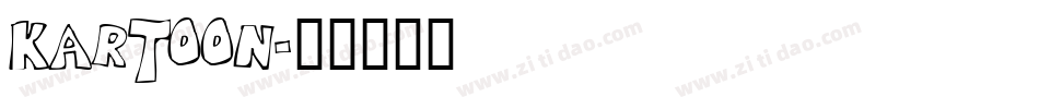 Kartoon字体转换