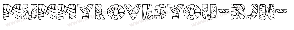 MummyLovesYou-BJn字体转换