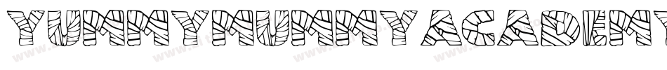 YummyMummyAcademyItalic-Rao3字体转换
