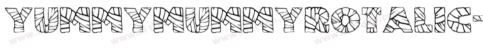 YummyMummyRotalic-2x0K字体转换