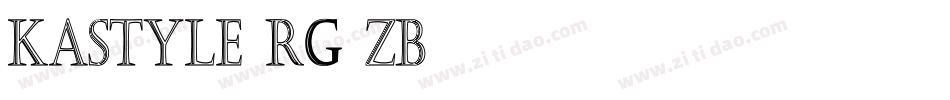 Kastyle-rg4ZB字体转换