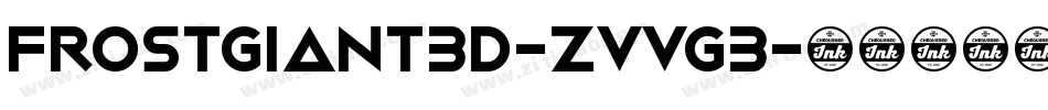 FrostGiant3D-ZVVg3字体转换