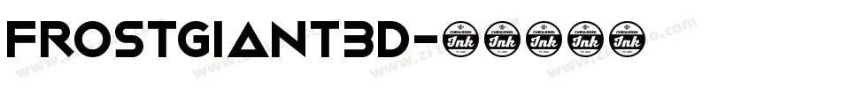 frostgiant3d字体转换