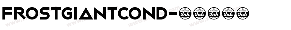 frostgiantcond字体转换