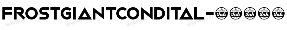 frostgiantcondital字体转换