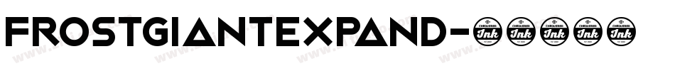 frostgiantexpand字体转换