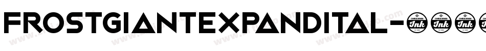 frostgiantexpandital字体转换