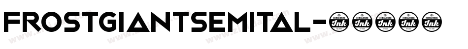 frostgiantsemital字体转换