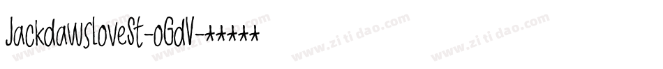 JackdawsLoveSt-oGdV字体转换