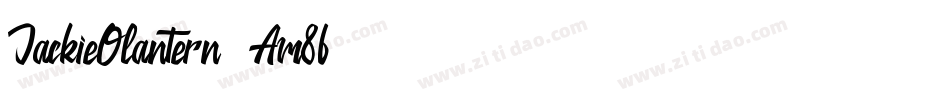 JackieOlantern-Am86字体转换