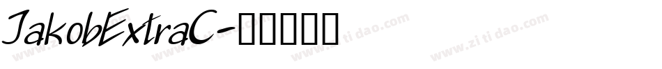 JakobExtraC字体转换