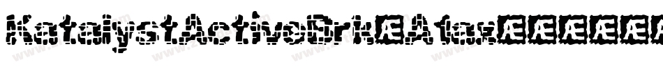 KatalystActiveBrk-A1ax字体转换 KatalystActiveBrk-A1ax字体转换