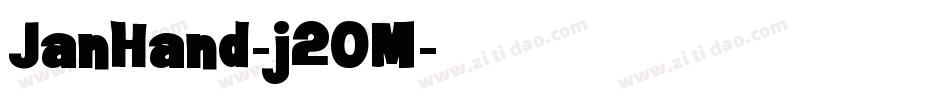 JanHand-j20M字体转换