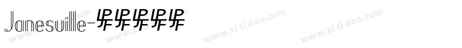 Janesuille字体转换