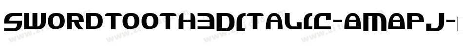 Swordtooth3DItalic-8M8pJ字体转换