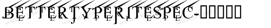 BetterTypeRiteSpec字体转换