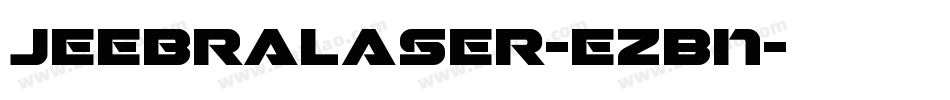 JeebraLaser-ezBn字体转换