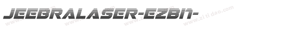 JeebraLaser-ezBn字体转换