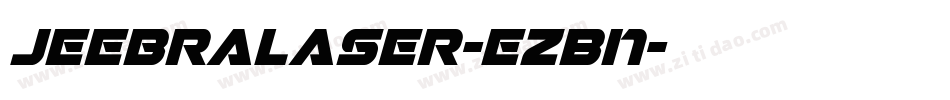 JeebraLaser-ezBn字体转换