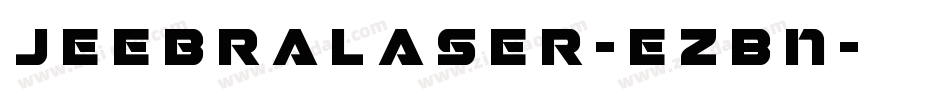 JeebraLaser-ezBn字体转换