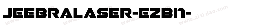 JeebraLaser-ezBn字体转换