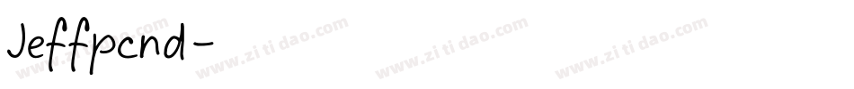 Jeffpcnd字体转换