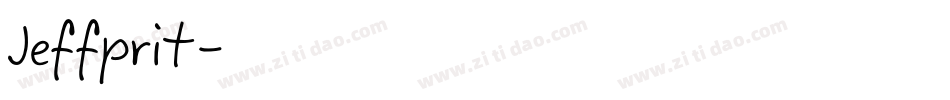 Jeffprit字体转换