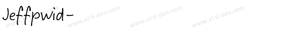 Jeffpwid字体转换