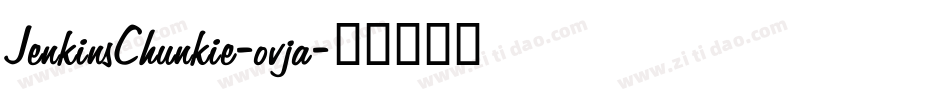 JenkinsChunkie-ovja字体转换